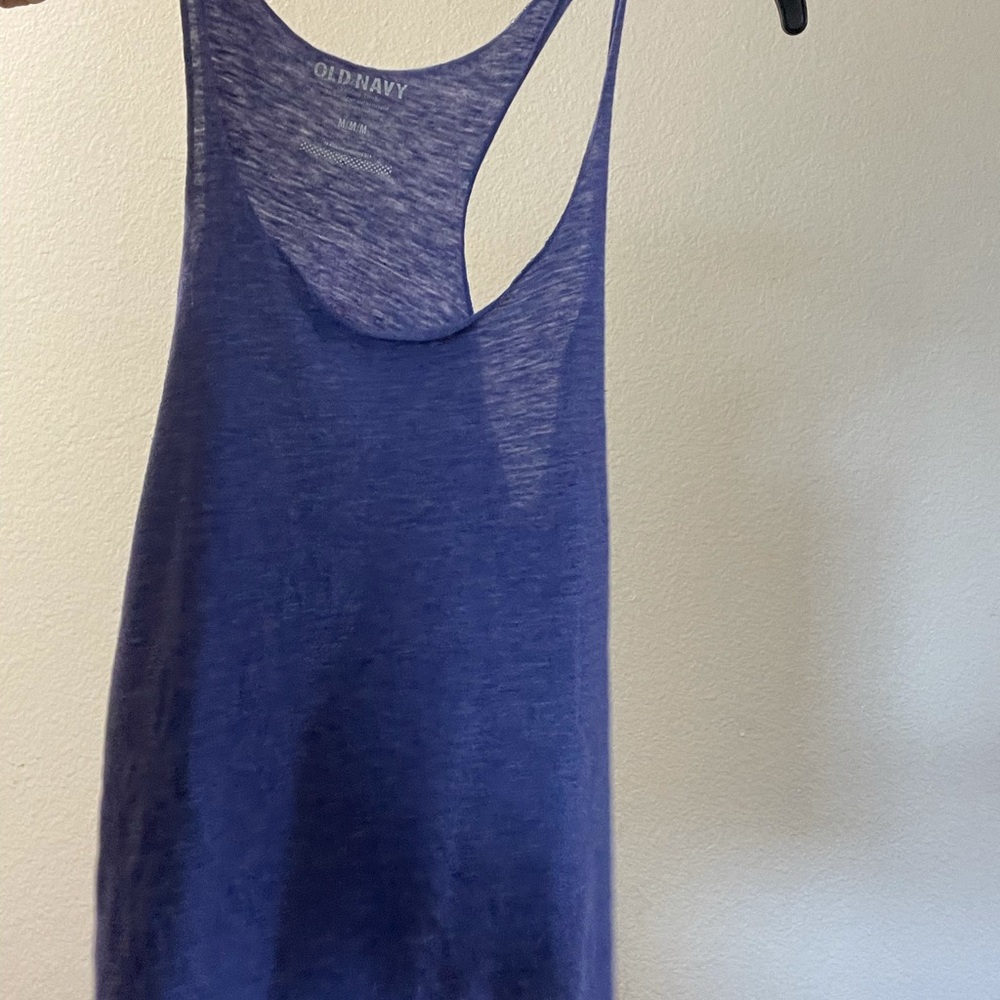 Workout tank, purple